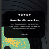 Black Vinyl Vibes iPhone 14 Pro Max Case