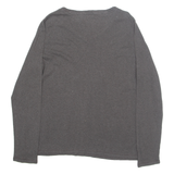 CARHARTT Womens T-Shirt Brown Long Sleeve V-Neck XL