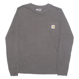 CARHARTT Womens T-Shirt Brown Long Sleeve XL