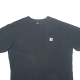 CARHARTT Mens T-Shirt Black 2XL