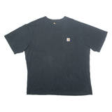 CARHARTT Mens T-Shirt Black 2XL