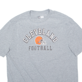 NFL Cleveland Football Mens Football Shirt T-Shirt Grey USA XL