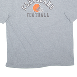 NFL Cleveland Football Mens Football Shirt T-Shirt Grey USA XL
