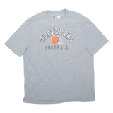 NFL Cleveland Football Mens Football Shirt T-Shirt Grey USA XL