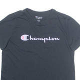 CHAMPION Womens T-Shirt Black M