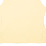CARHARTT Womens T-Shirt Yellow Sleeveless XL