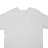 CARHARTT Mens T-Shirt Grey 2XL