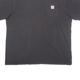 CARHARTT Mens T-Shirt Black 2XL