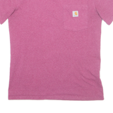 CARHARTT Womens T-Shirt Purple XS