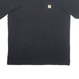 CARHARTT Mens T-Shirt Black 2XL