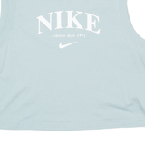 NIKE Womens Vest Blue Sleeveless L
