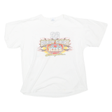 GILDAN Brady Short Racing Mens T-Shirt White L