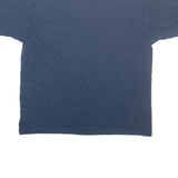 CARHARTT Mens T-Shirt Blue Button Neck L