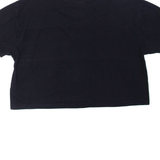 ELLESSE Cropped Womens T-Shirt Black UK 10