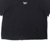 REEBOK Cropped Womens T-Shirt Black XL