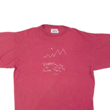 DAVIS Mens T-Shirt Red XL