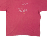 DAVIS Mens T-Shirt Red XL
