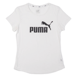 PUMA Womens T-Shirt White UK 10