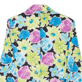SUPERIOR Womens Blazer Jacket Green Floral M