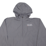 CHAMPION Mens Anorak Jacket Grey USA Hooded L