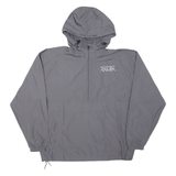 CHAMPION Mens Anorak Jacket Grey USA Hooded L