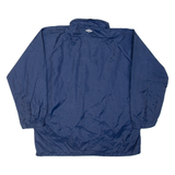 UMBRO Mens Rain Jacket Blue Nylon Hooded L
