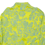 NICOWA Womens Jacket Green 90s Floral L