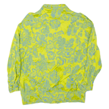 NICOWA Womens Jacket Green 90s Floral L