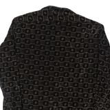 VESTY Mens Blazer Jacket Black Check XL