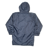 DICKIES Mens Workwear Coat Blue Hooded L