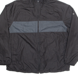 STARTER Mens Jacket Black Hooded XL