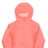COLUMBIA Lightweight Womens Puffer Jacket Pink Hooded XS