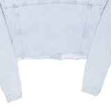 DAVI'S Cropped Womens Denim Jacket Blue L