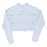 DAVI'S Cropped Womens Denim Jacket Blue L