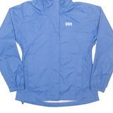 HELLY HANSEN Lightweight Womens Jacket Blue Hooded XS
