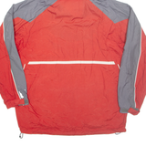 COLUMBIA Mens Jacket Red Nylon Hooded L