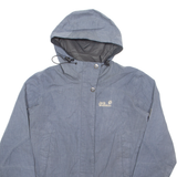 JACK WOLFSKIN Womens Jacket Grey Hooded M