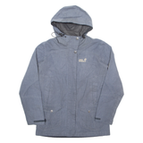 JACK WOLFSKIN Womens Jacket Grey Hooded M