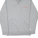 ADIDAS Mens Grey Hoodie S