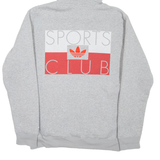 ADIDAS Mens Grey Hoodie S