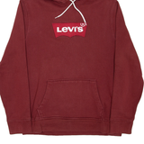 LEVI'S Mens Red Hoodie M
