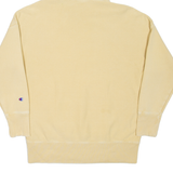 CHAMPION REVERSE WEAVE Oversized Womens Yellow Hoodie M
