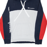 CHAMPION Mens Blue Hoodie M