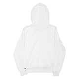 CHAMPION Womens White Hoodie L