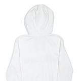 ELLESSE 1/4 Zip Womens White Hoodie UK 10