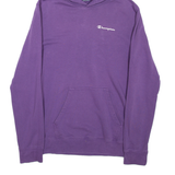 CHAMPION Womens Purple Hoodie M