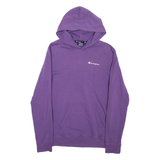 CHAMPION Womens Purple Hoodie M