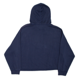 TOMMY JEANS Cropped Womens Blue Hoodie L