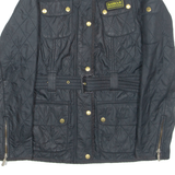 BARBOUR INTERNATIONAL Womens Quilted Jacket Black UK 8