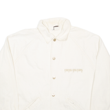 CROSS COLOURS Mens Denim Jacket Beige L